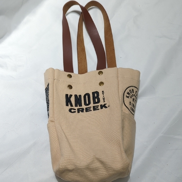 KNOB CREEK Tan Canvas Tote... PRETTY COOL PIECE .... - Picture 4 of 10